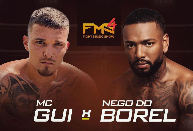 Nego do Borel e MC Gui irão se enfrentar no ringue do Fight Music Show 4