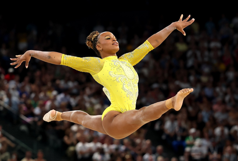 Paris 2024: Rebeca Andrade conquista a medalha de prata no individual geral da ginástica artística