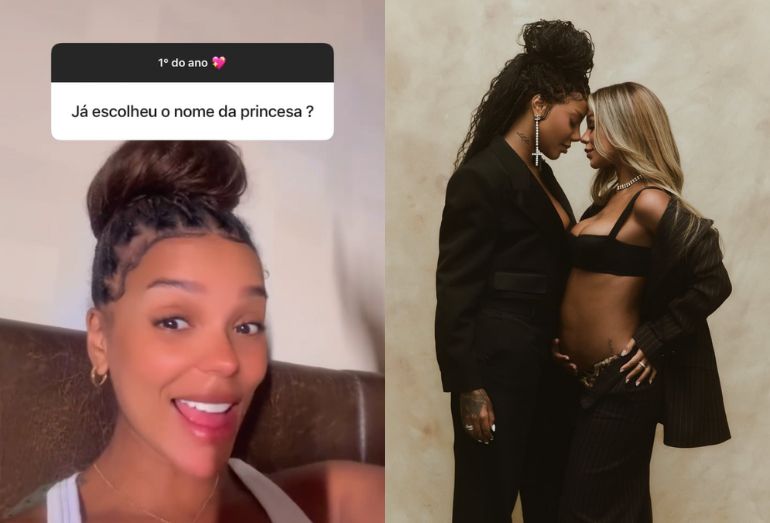 Brunna Gonçalves revela que já decidiu nome da filha com Ludmilla