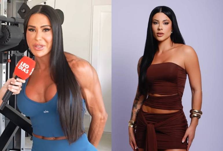 Gracyanne abre o jogo sobre comparações com atual de Belo