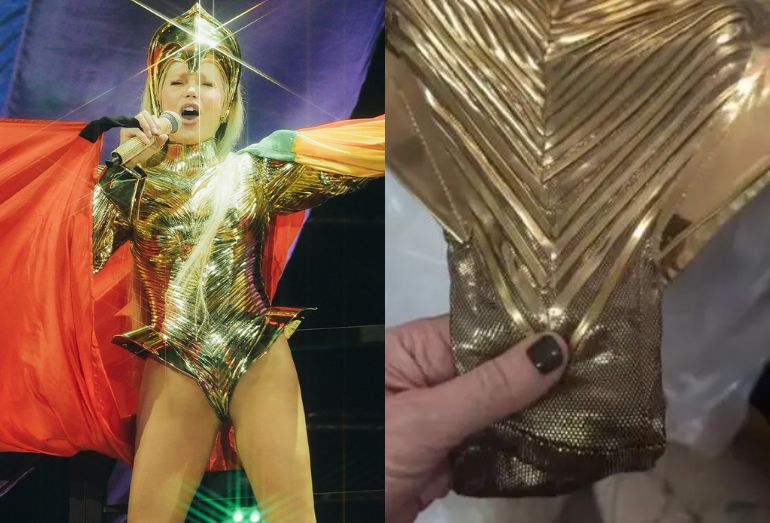 Body cavado de Xuxa vira alvo de críticas e estilista rebate comentários na web